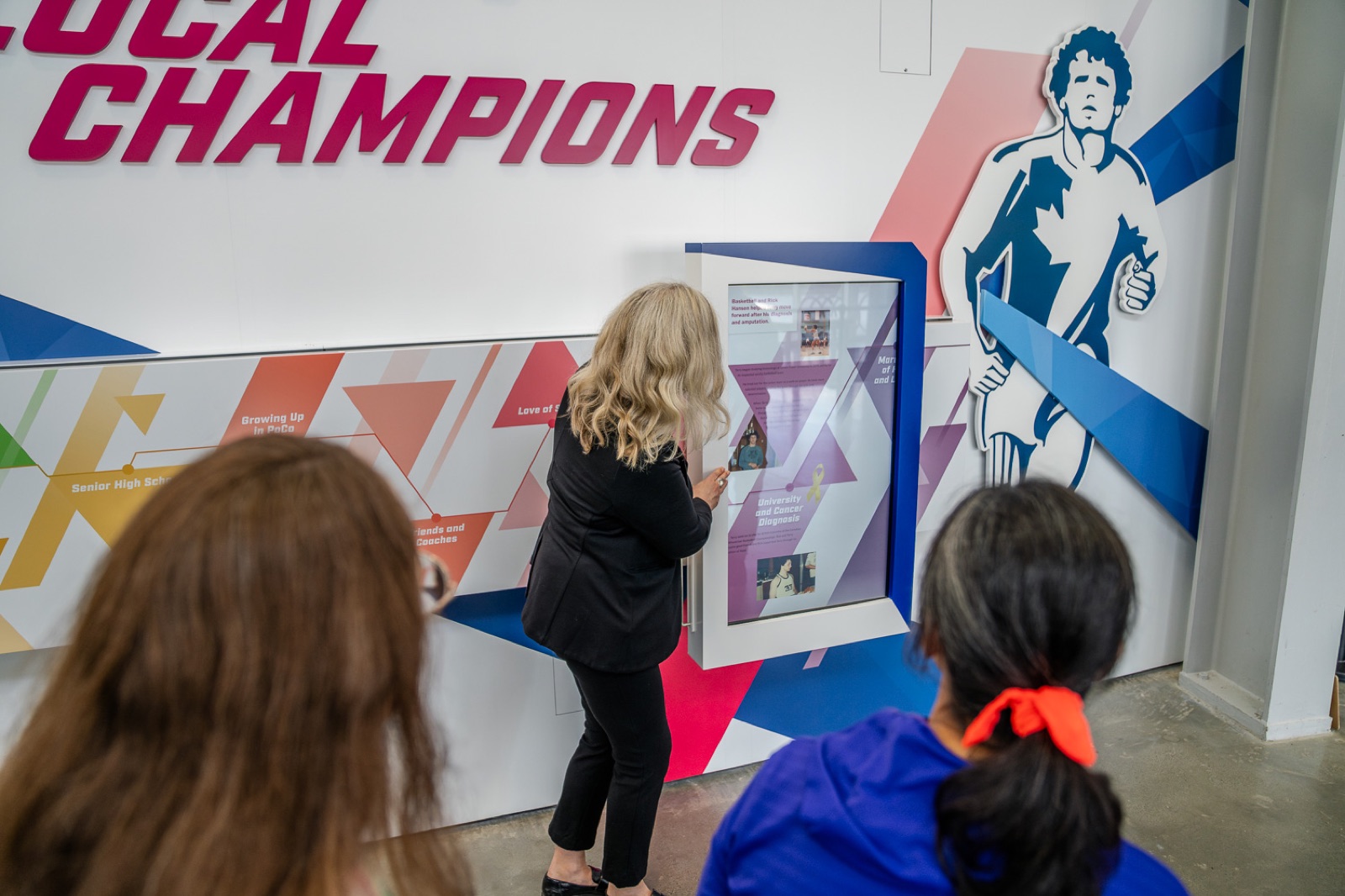 Gallery view of the ILC exhibit